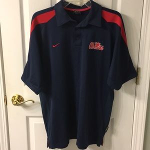 Ole Miss Nike polo shirt, GUC